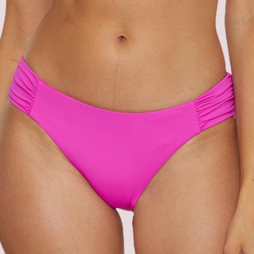 NWT BECCA‎ Magenta Hipster Bikini Bottom - Small